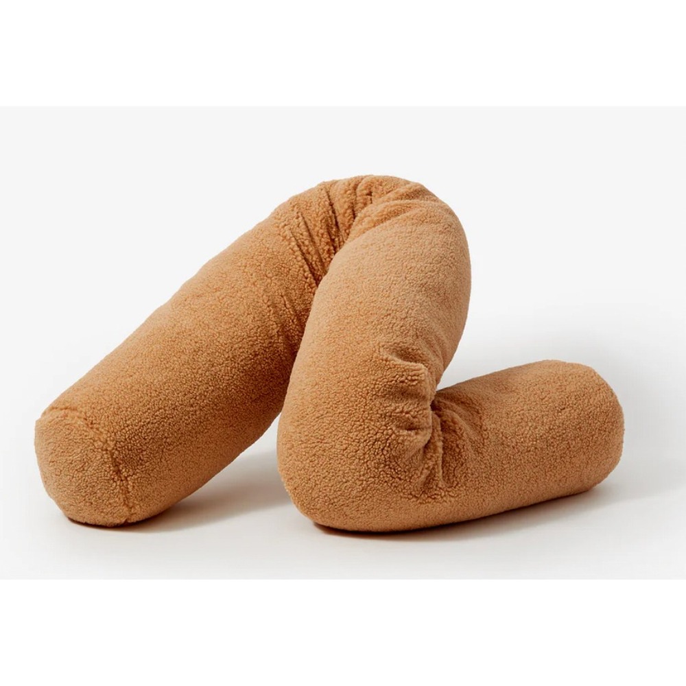 Buffy Wiggle Pillow Cover Puff Faux Shearling Sherpa Fleece Body Pillow Cover